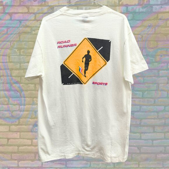 Road Runner Sports 80s Vintage Sportswear Skater Single Stitched Large Shirt - Picture 2 of 6